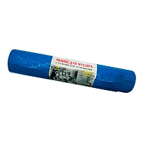 Мешки для мусора 200 л, с завязками, синие, в рулоне 5 шт., ПВД, 45 мкм, 1100х850 мм, Концепция Быта Vitalux, 604934 в Челябинске