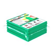 Мешки для мусора 160 л, зеленые, в пачке 10 шт., ПВД, 40 мкм, 900х1100 мм, i-Bag в Челябинске