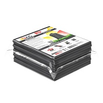 Мешки для мусора 160 л, серые, в пачке 10 шт., ПВД, 40 мкм, 900х1100 мм, i-Bag в Челябинске