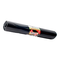 Мешки для мусора 240 л, черные, в рулоне 5 шт., ПВД 80 мкм, 1300х900 мм, МЕШКОFF, 4217 в Челябинске
