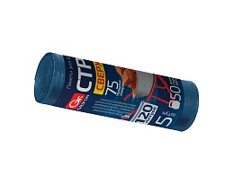 Мешки для мусора 120 л, трехслойные, синие, в рулоне 5 шт., ПВД, 75 мкм, 1100х700 мм, GRIFON PROFF СТРОЙКА, 101-521 в Челябинске