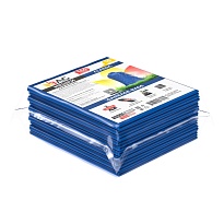 Мешки для мусора 160 л, синие, в пачке 10 шт., ПВД, 40 мкм, 900х1100 мм, i-Bag в Челябинске