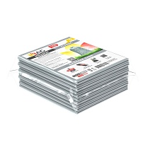 Мешки для мусора 160 л, светло-серые, в пачке 10 шт., ПВД, 40 мкм, 900х1100 мм, i-Bag в Челябинске
